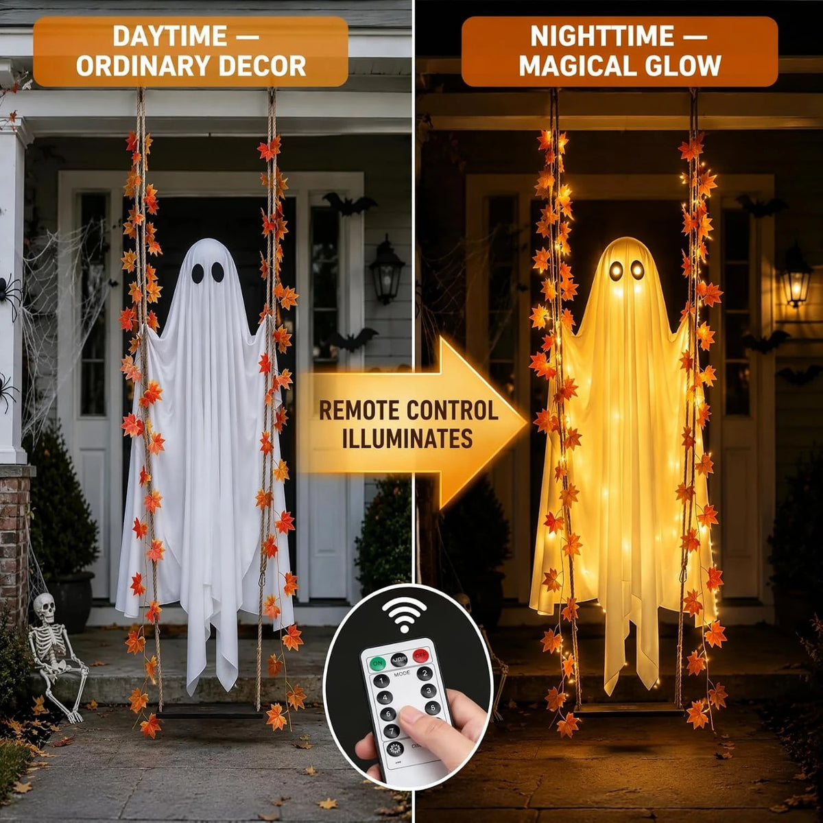 SpookyThing™ Swinging Ghost