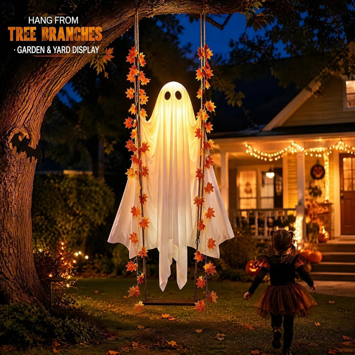 SpookyThing™ Swinging Ghost